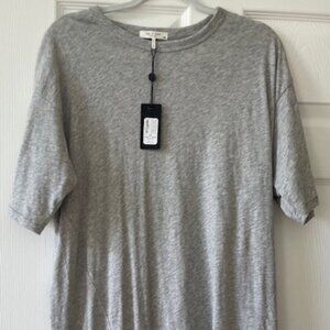 NEW! Everyday RAG & BONE T-Shirt Dress Heather Gray Cotton SZ M w/Tags